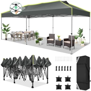 Pop Up Canopy 10x20 pop up Canopy Tent Party Tent Folding Protable Ez up Canopy - Picture 1 of 69