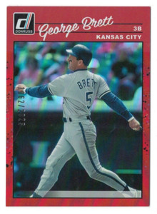 George Brett 2023 Donruss Holo Red /2023 #284 RETRO Numbered Card