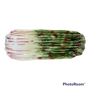 Vintage mancioli italy Ceramic Asparagus platter T-80 20”long - Picture 1 of 6