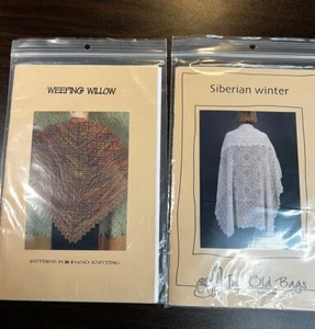 Vintage Shawl Patterns- Weeping Willow, Siberian Winter 2001/1998 - Picture 1 of 2