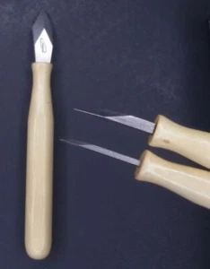 Cuchillo grueso o delgado marca iGaging llamativo escriba hojas dobles - Imagen 1 de 3