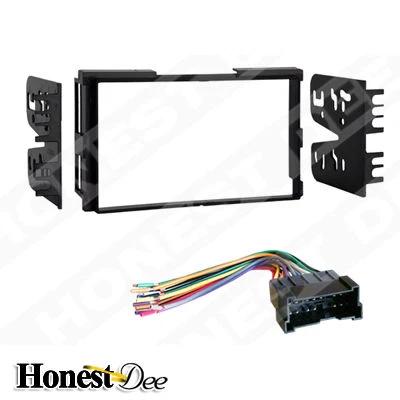 Kit de painel e fios de instalação de rádio duplo din 95-7313 para Hyundai, montagem estéreo de carro - Imagem 1 de 3