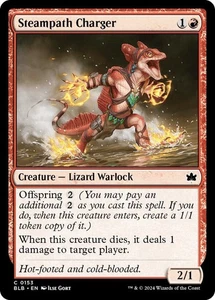 MTG Steampath Charger Bloomburrow C Creature Lizard Warlock NM - Picture 1 of 2