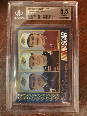 Maxx Premier Plus Roy Contenders 1993 Labonte/Wallace/Gordon BGS 8,5 Foto 1 de 2