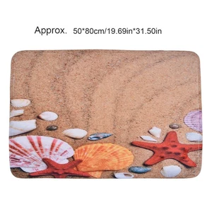 50 X 80cm Living Room Entrance Carpet Anti Slip Wear Resistant Decorative Fl SET - Picture 1 of 24