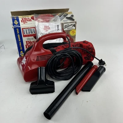 Aspiradora de mano con cable Dirt Devil Ultra probada 08230T 4 amperios roja EE. UU. - con caja Foto 1 de 4