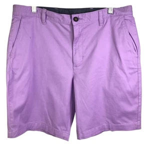 George Shorts Mens Size 34 Purple Angle Pockets Above the Knee Flat Front - Picture 1 of 6
