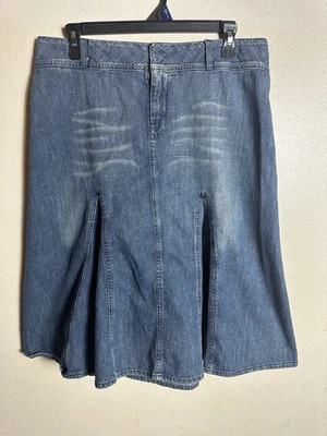 Falda vaquera midi acampanada azul vintage rara DIESEL FIERCE Y2K talla 30 Foto 1 de 4