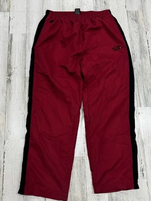 Pantalones De Colección Arkansas Razorbacks Starter Para Hombre Rojo Cordón Forrado Bolsillos L Foto 1 de 4