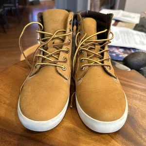 Timberland Dausette Sneaker Boots in Wheat Nubuck Leather Women's Size 7 - Picture 1 of 14