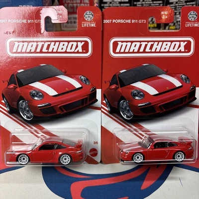 NUEVO 2025 Matchbox Target Exclusive Red Edition 2007 Porsche 911 GT3 LOTE DE 2 Foto 1 de 4