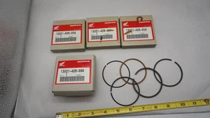 Juego de anillos de pistón Honda CB650 13011-426-004 1979 1980 1981 1982 OS 0,25 X4 piezas OEM - Imagen 1 de 3