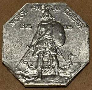 1925  Norse American Medal - Thin - Picture 1 of 3
