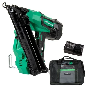 Metabo HPT Chiodatrice Cordless 15 GA Finitura Angolare 21/2" Kit Batteria 18v NT1865DMA(S) - Foto 1 di 10