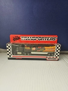 Davey Allison #28 Texaco Havoline Ford Team Transporter 1992 1:87 Matchbox - Picture 1 of 6