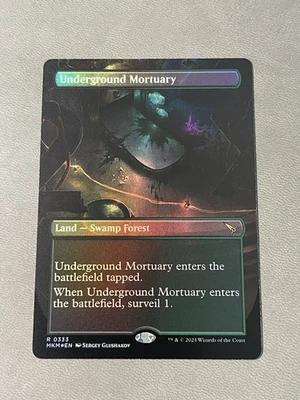 Underground Mortuary (Borderless) Murders at Karlov Manor Foil NM - Image 1 of 2