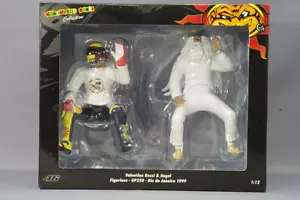 Minichamps 312990096 1/12 Valentino Rossi & Angelo GP250 Rio 1999 2 Figura Set - Foto 1 di 6