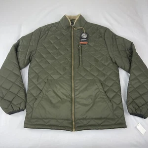 Weatherproof Men’s Heavyweight Woven Jacket Size Large Color Olive Green - Picture 1 of 9