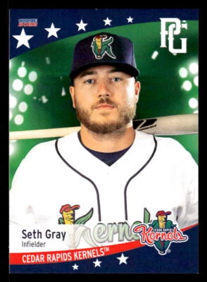 Seth Gray 2022 Choice Cedar Rapids Kernels #10   Cedar Rapids Kernels - Image 1 of 2
