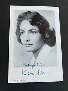 KARIN DOR († 2017) Signed Autograph Card 10x15 Autograph - Picture 1 of 1