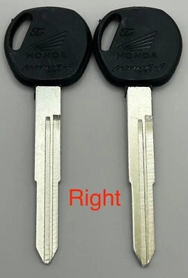 2 llaves en blanco Honda SH50 SH100 Silverwing SJ50 Bali SJ100 ST1000 ST1100 ST1300 VFR Foto 1 de 3