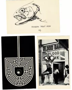 32 IMAGE BANK POSTCARD SHOW POSTCARDS - Vancouver 1970s - Fluxus - Imagen 1 de 11