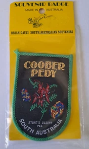 Cloth Badge - Coober Pedy - South Australia - S.A. Souvenirs - Australian Made - Picture 1 of 2