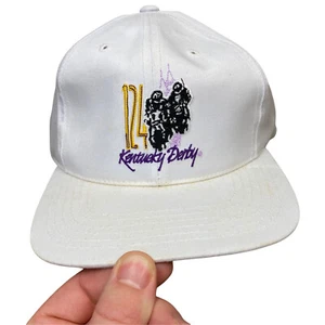 Sombrero Derby Kentucky de Colección Para Hombre Ajustable Blanco Bordado 1998 Snapback - Imagen 1 de 9