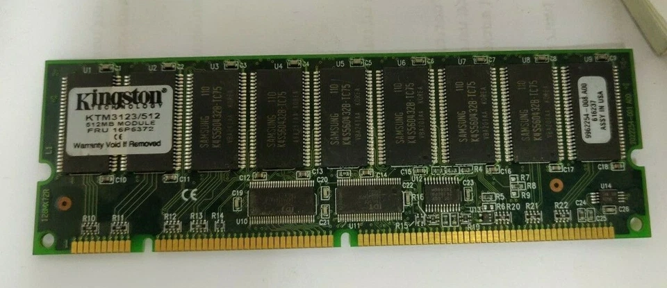 IBM 16P6372 KINGSTON KTM3123/512 512MB ECC Server Memory Module - Image 1 of 1
