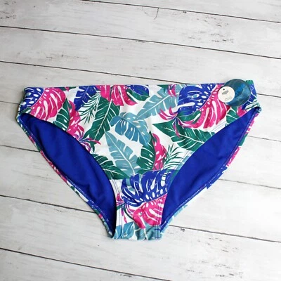 Decree Mujer Bikini Bañador Talla Grande 0X 14W Azul Rosa Floral Traje de Baño Foto 1 de 4