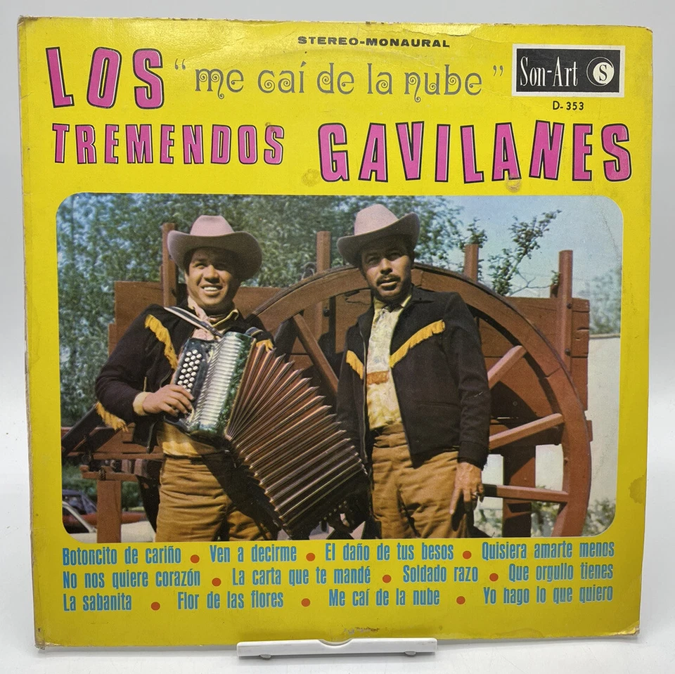 Los Tremendos Gavilanes Me Cai De La Nube Lp Record Vinyl VG+/VG 12” Norteño - Image 1 of 4