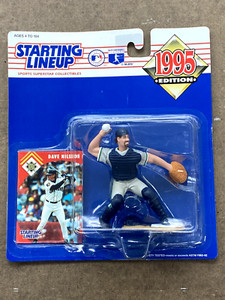 Starting Lineup 1995 DAVE NILSSON Milwaukee Brewers Figure Card Vintage Sealed