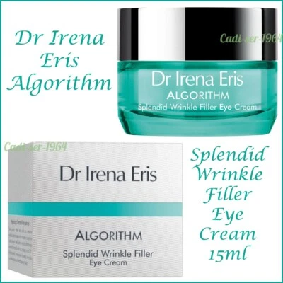 Dr Irena Eris Algorithm Splendid Wrinkle Filler Eye Cream 15ml NEW Vegan - Image 1 of 4
