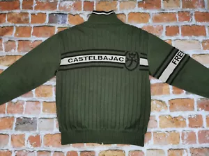 J.c. Castelbajac Vintage Winter Jacket Freedom Khaki Green Casual Gr Xl Tip Top - Picture 1 of 9