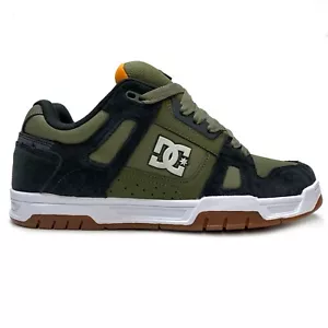 DC SHOES STAG ARMY OLIVE GREEN TRAINERS - Picture 1 of 4