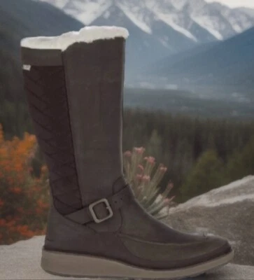 Talla 9-10 Merrell Tremblant Ezra Botas Altas Polares Impermeables Marrón Expresso J99090 Foto 1 de 4