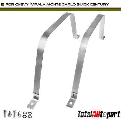 2Pcs Fuel Tank Straps for Chevrolet Impala 00-05 Buick Regal Pontiac Grand Prix - Image 1 of 4