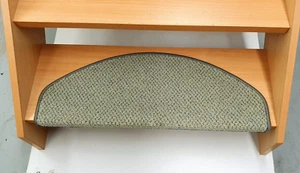 15x Stufenmatten Vorwerk Dacapo4A45 klein gemustert Pflegeleicht Treppengeeignet - Bild 1 von 20