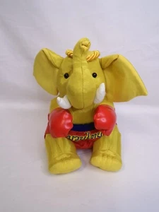 Elephant Dolls Muay Thai Boxer Elephant Plush 7" - Picture 1 of 11