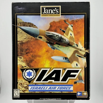 Jane's Combat Simulations: Israeli Air Force, 1998, Big Box, New & Inner Sealed - Image 1 of 4
