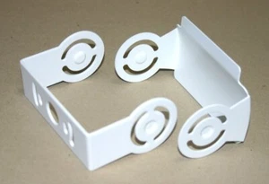 Soporte y capó de repuesto blanco para cámaras de visión trasera de doble color CCD - Imagen 1 de 3