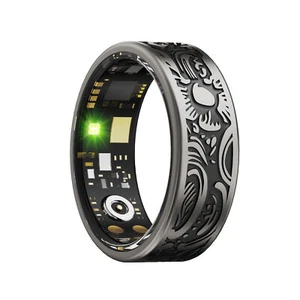 Anillo inteligente salud sueño rastreador anillo con ritmo cardíaco fitness para iOS Android qjj - Imagen 1 de 28