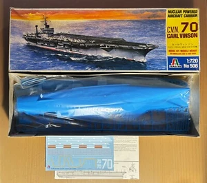 ITALERI 506 - C.V.N. 70 CARL VINSON • NUCLEAR POWERED AIRCRAFT CARRIER - 1/720 - Picture 1 of 5