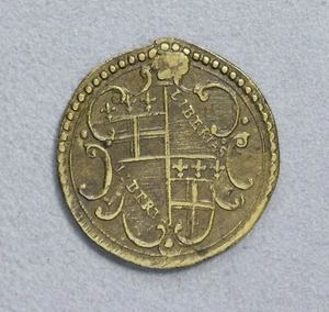 Moneta Bologna peso monetale mezza doppia contromarca - Picture 1 of 2