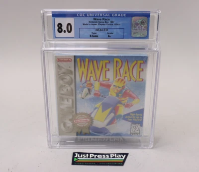 Wave Race Nintendo Game Boy GB 1997 New Factory Sealed H-Seam CGC Graded 8.0 A+ - Image 1 of 4