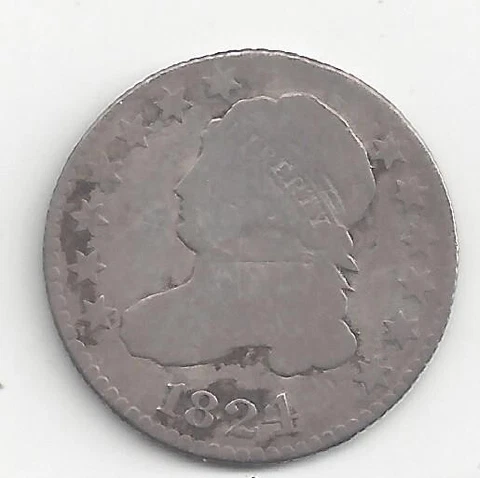 1824/2 CAPPED BUST DIME Cover