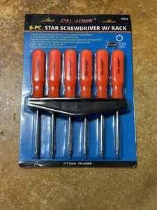 Torx Screwdriver Set 6 Pieces With Rack - Picture 1 of 2
