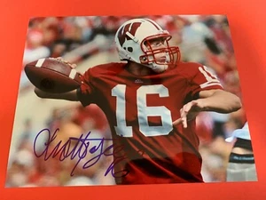 FOTO 8x10 auto firmada por Scott Tolzien Wisconsin 49ers - Imagen 1 de 2