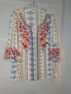 Savanna Jane Ladie’s Blouse Size 2XL Embroidered Floral Design BOHO Stunning! - Picture 1 of 10