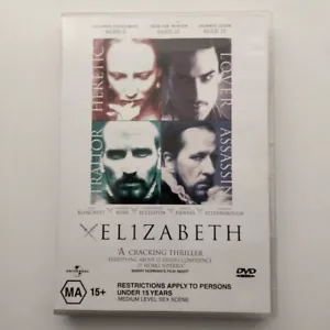 Elizabeth DVD Region 4 PAL Cate Blanchett Joseph Fiennes Geoffrey Rush Movie - Picture 1 of 7